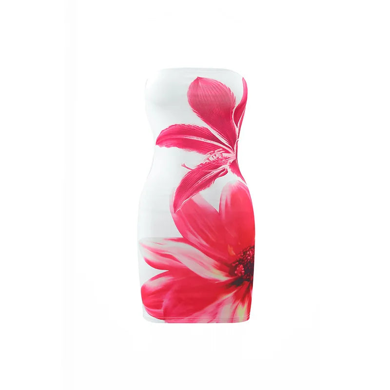 Vestido Curto com Estampa Floral - Elodie