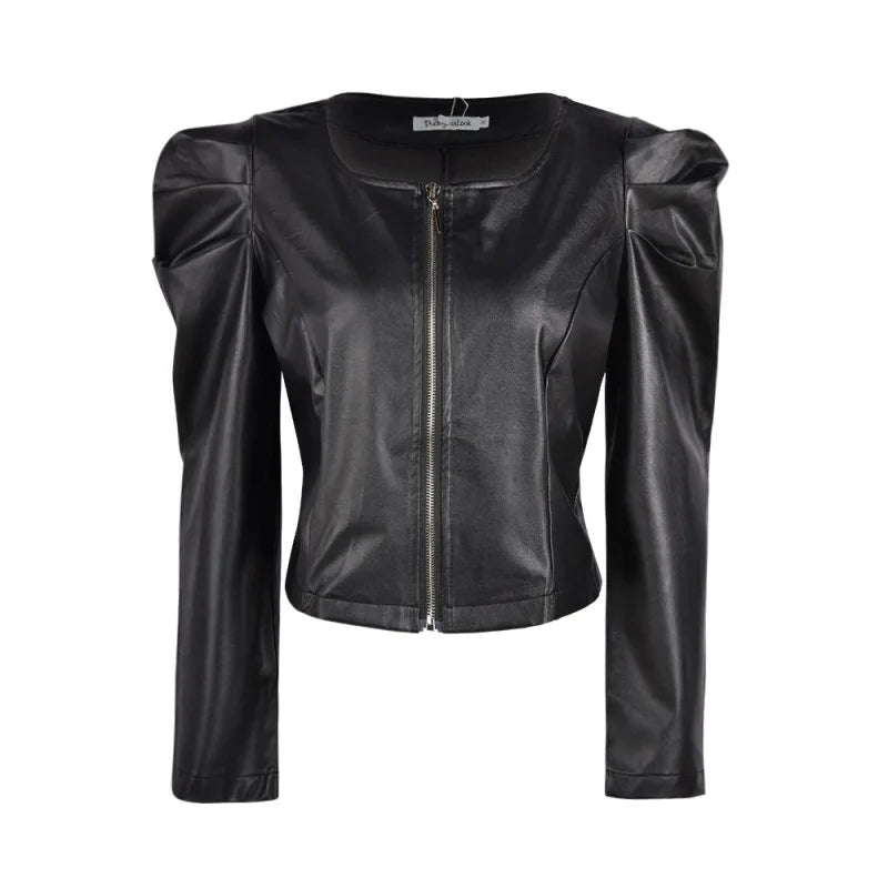 Jaqueta Feminina Casual PU - Grace