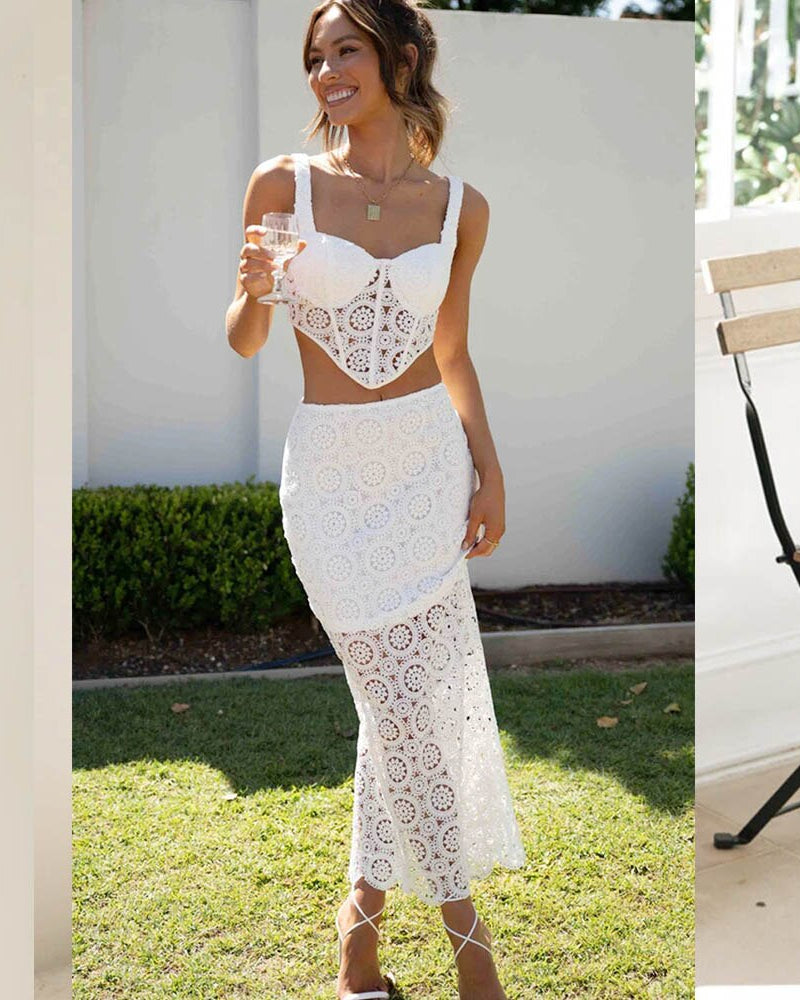 Conjunto Feminino de Tricot - Larissa