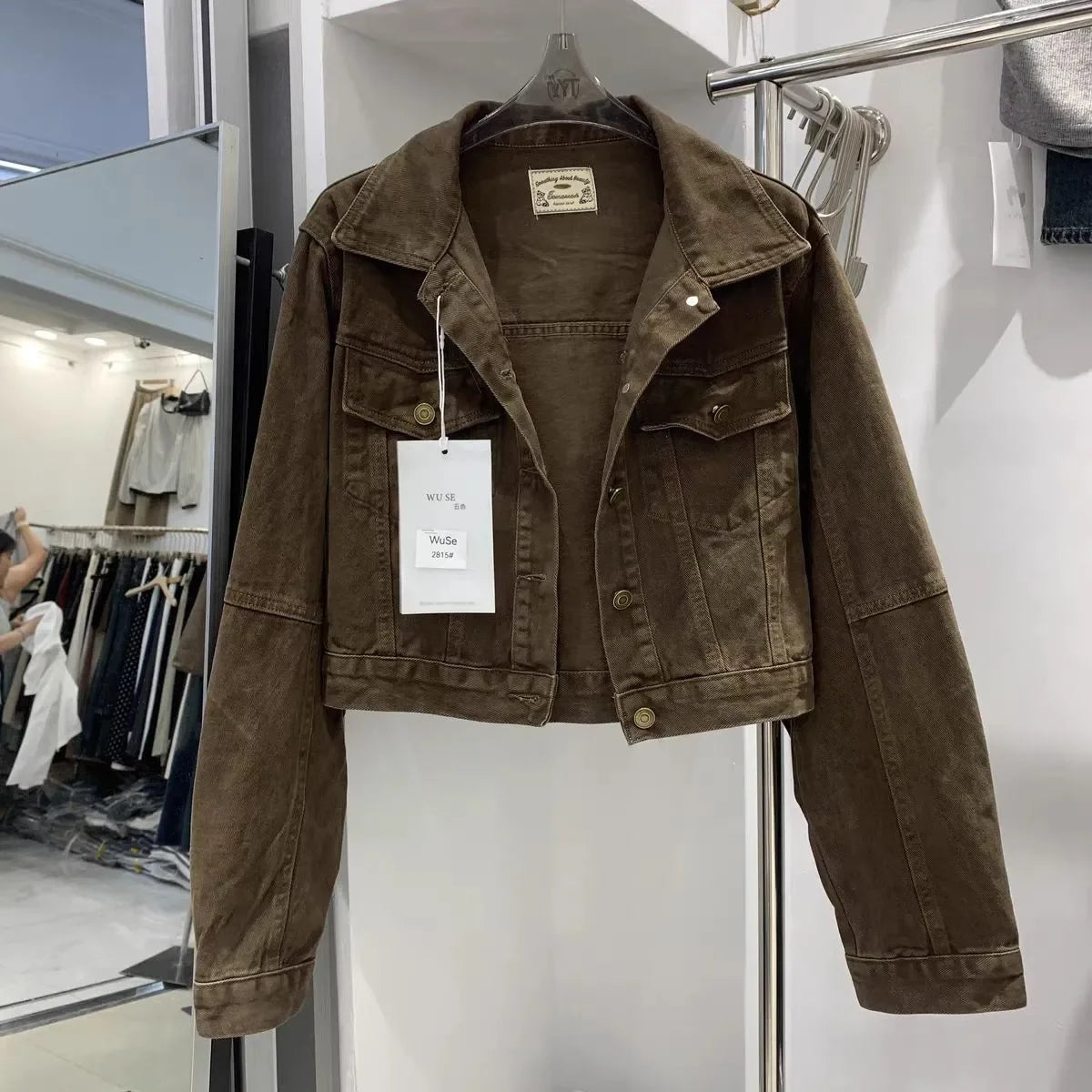 Jaqueta Feminina Jeans Casual - Estella