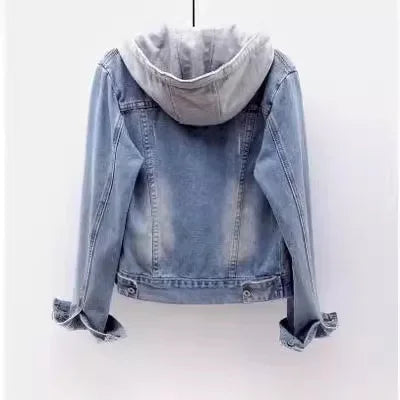 Jaqueta Feminina Jeans com Capuz - Seraphina