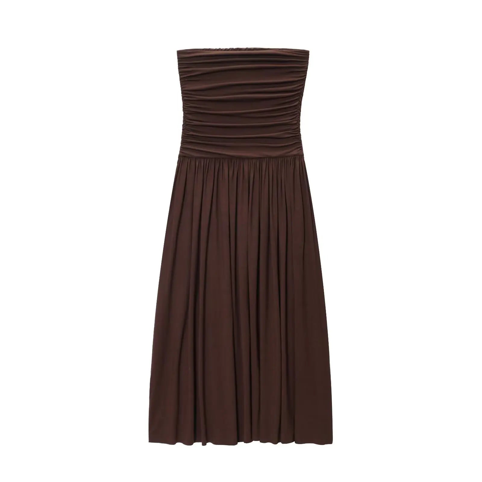 Vestido Longo Casual sem Alças - Ondine