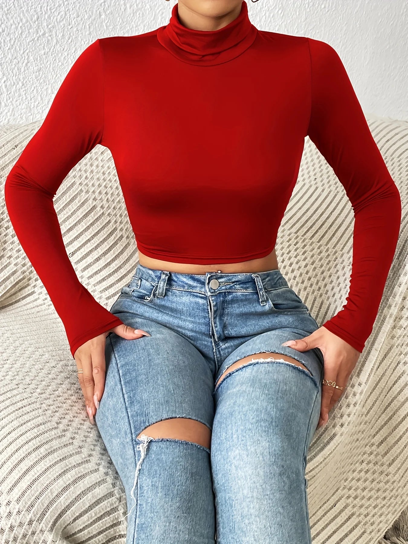 Cropped Feminino Gola Alta - Savannah