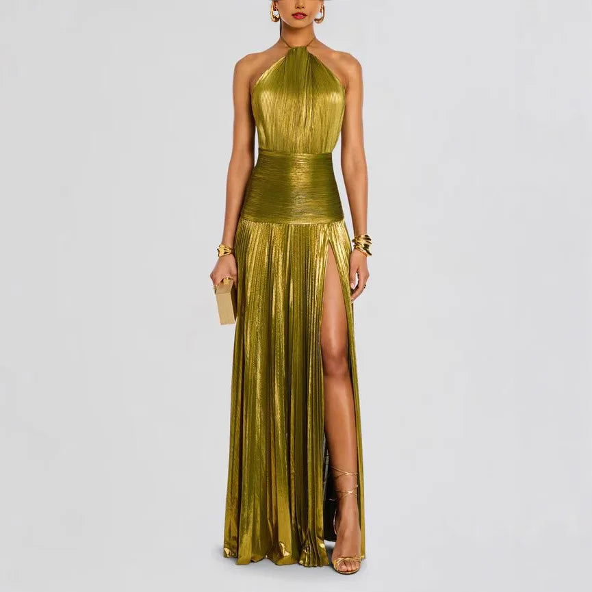 Vestido Longo sem Alças para Festa - Tindra