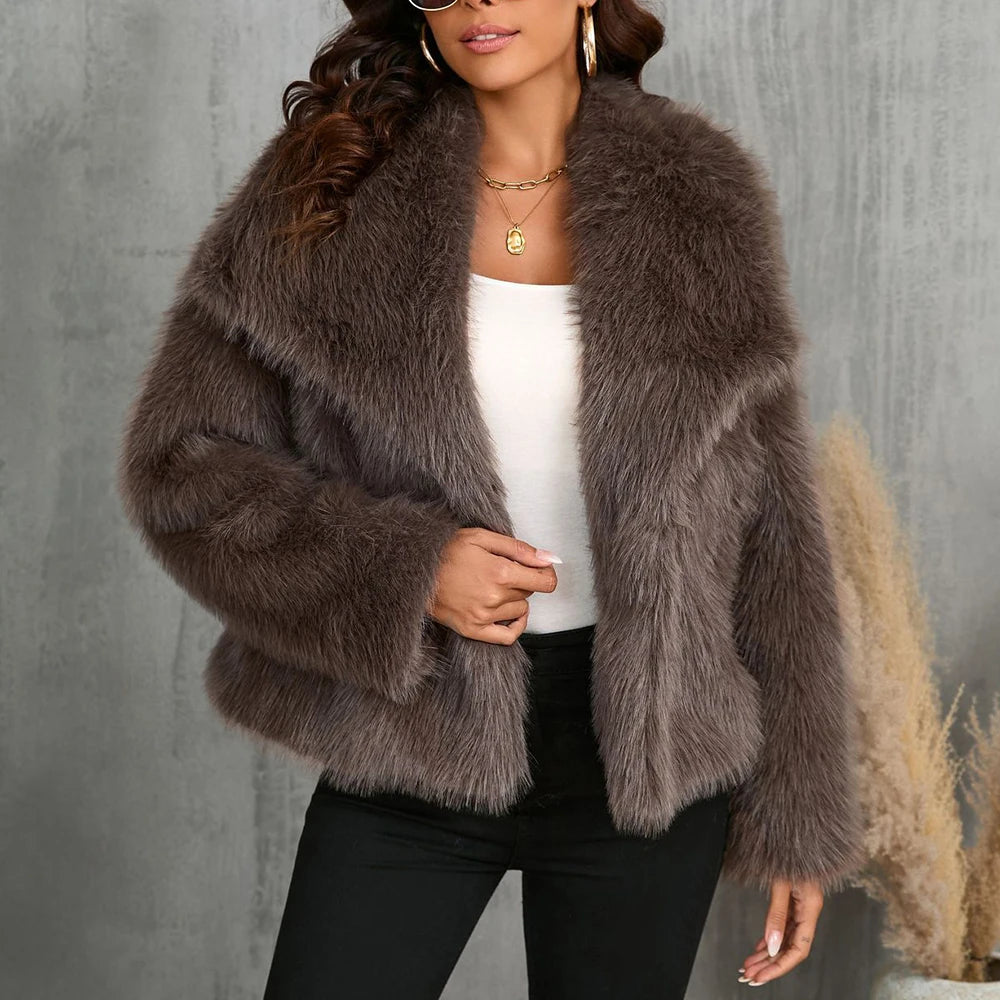 Jaqueta Feminina Puffy em Lã - Jade + Brinde Exclusivo