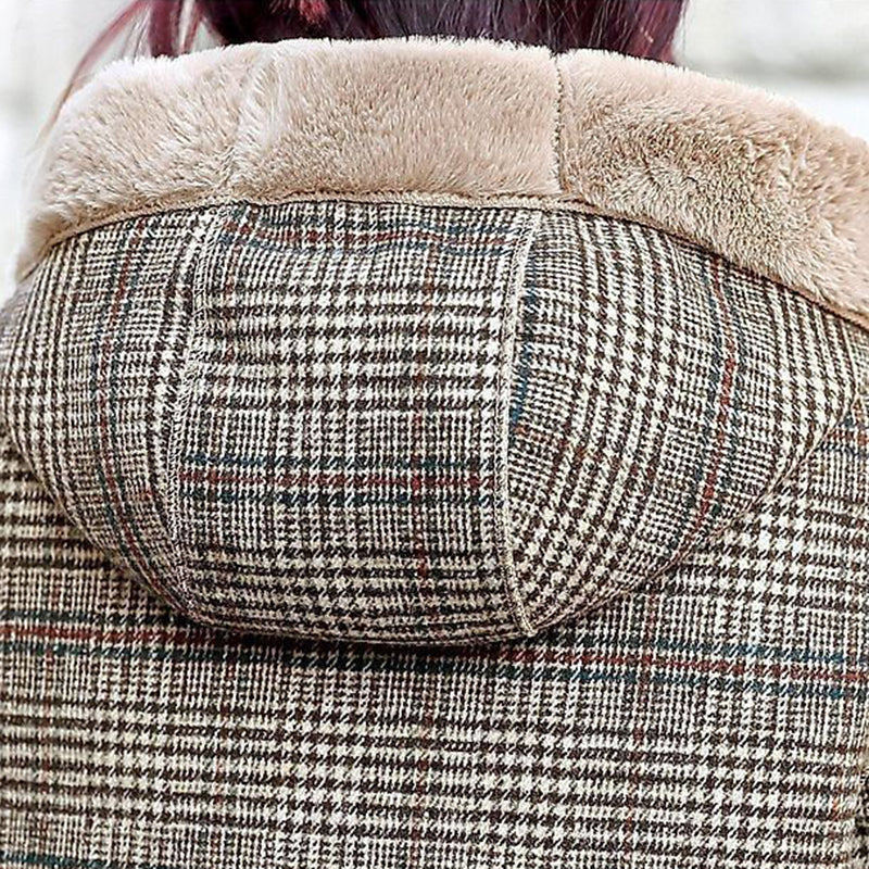 Casaco Feminino de Inverno Forrado em Lã - Hadley