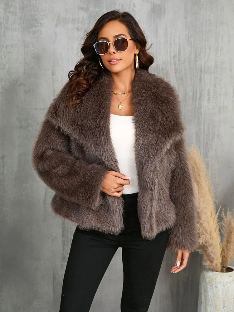 Jaqueta Feminina Puffy em Lã - Jade + Brinde Exclusivo
