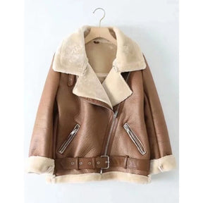 Jaqueta Feminina de Couro Legitimo - Velvet + Brinde Exclusivo