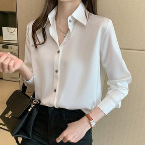 Blusa de Cetim Feminina - Camille