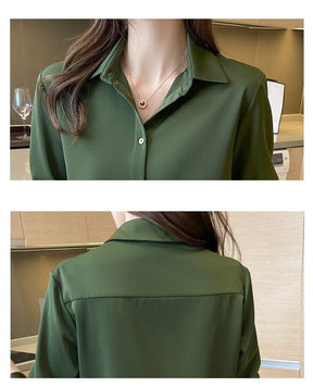 Blusa de Cetim Feminina - Camille