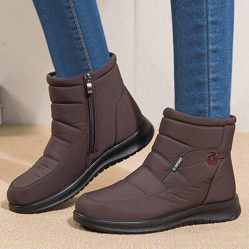 Bota Feminina de Inverno Cano Médio - Lily White