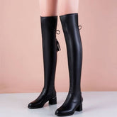 Bota Feminina de Inverno Em Couro Ecológico - Blossom