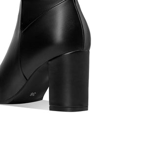 Bota Feminina de Inverno Em Couro Ecológico - Blossom