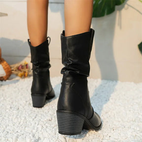 Bota Feminina de Inverno em Couro - Arctic