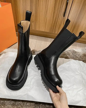 Bota Feminina de Inverno em Couro - Gleam