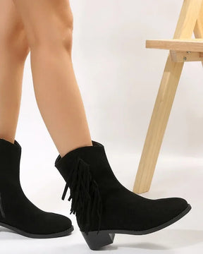 Bota Feminina de Inverno em Couro - Jasmine