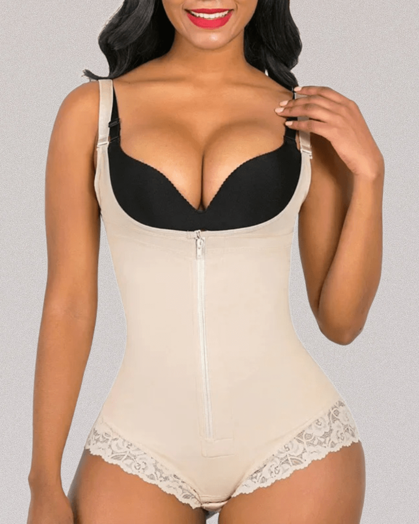 Body Feminino Modelador Cintura Trainer - ShapeGlow Slim