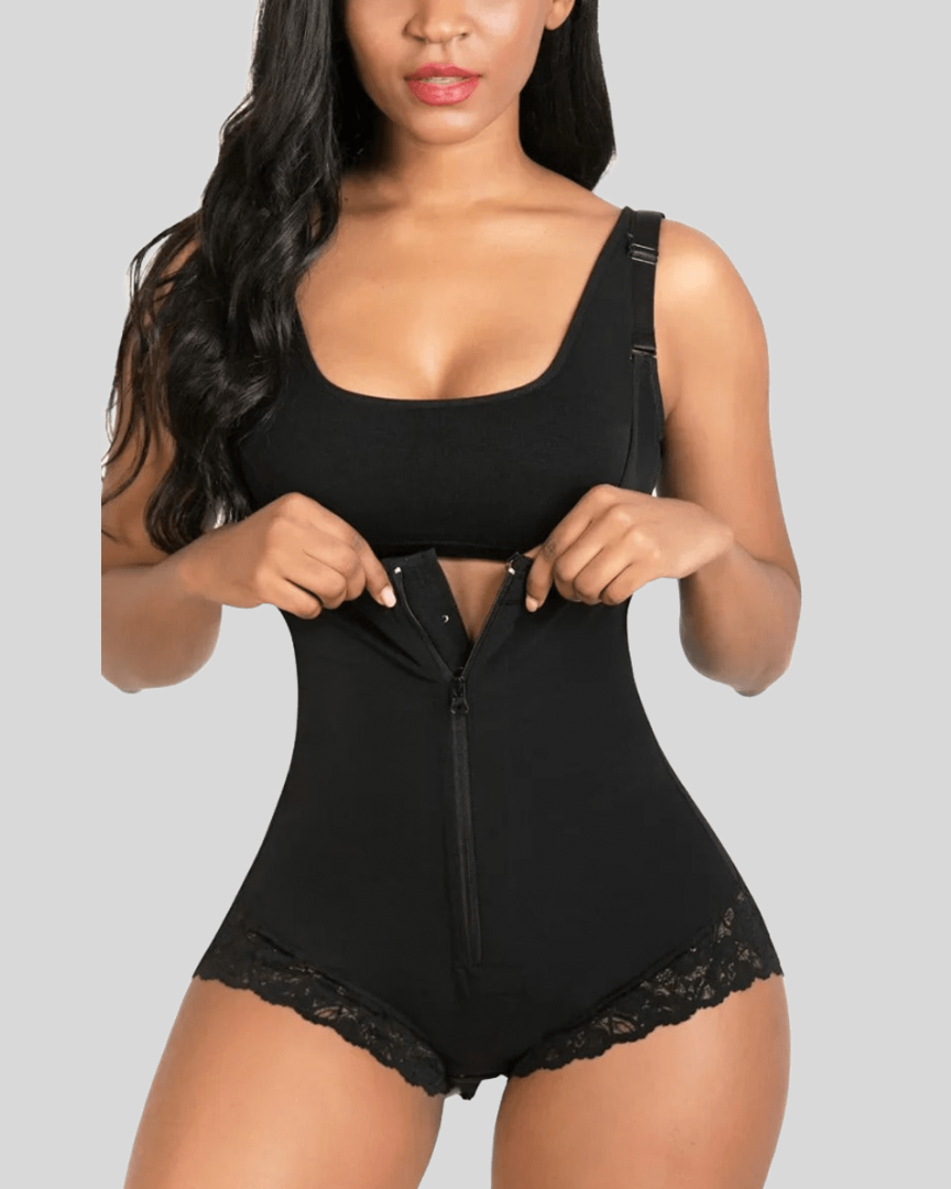 Body Feminino Modelador Cintura Trainer - ShapeGlow Slim