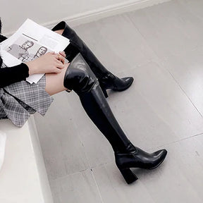 Bota Feminina de Inverno em Couro - Marigold