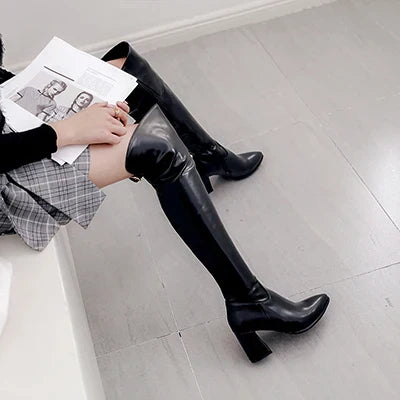 Bota Feminina de Inverno em Couro - Marigold
