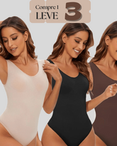 Body Feminino Modelador Alças Largas - Skindra ( Compre 1 e Leve 3 )