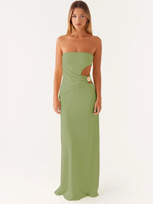 Vestido Longo Fashion sem Alças - Faustine