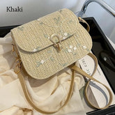 Bolsa Feminina de Palha - Glicínia