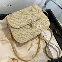 Bolsa Feminina de Palha - Glicínia