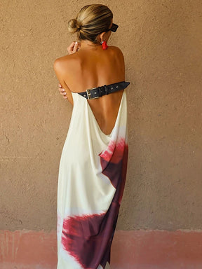 Vestido Longo Estampa Floral Elegante - Yara