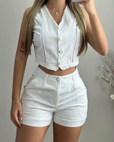 Conjunto Feminino com Decote V - Elowen