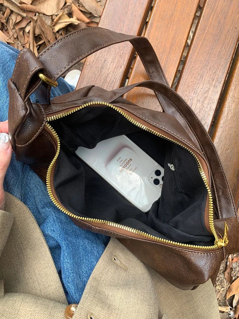 Bolsa Feminina de Couro Crossbody - Veneza