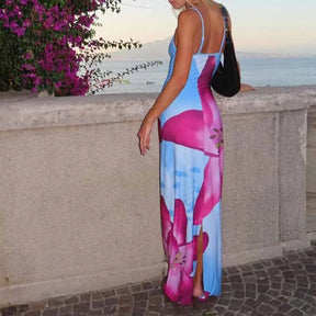 Vestido Floral Longo Toque Romântico e Moderno - Ilana