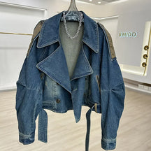 Jaqueta Feminina Jeans Casual - Estella