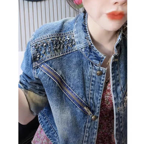 Jaqueta Feminina Jeans VIntage - Alina