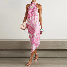 Vestido Longo sem Alças com Estampa Floral - Vespera