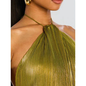 Vestido Longo sem Alças para Festa - Tindra