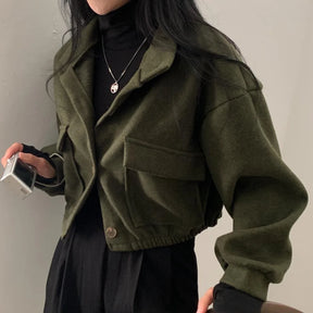 Casaco Elegante Feminino em Lã para o Inverno – Sofia