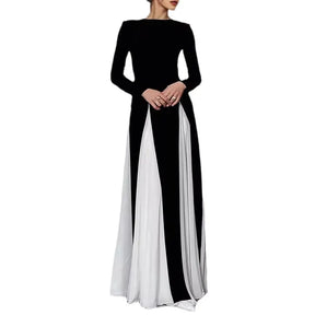 Vestido Longo Slim com Manga Comprida - Willow