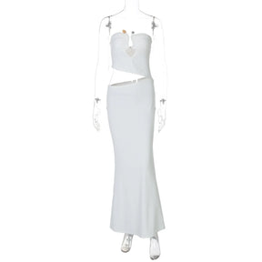 Vestido Longo sem Alças Sofisticado - Leontine