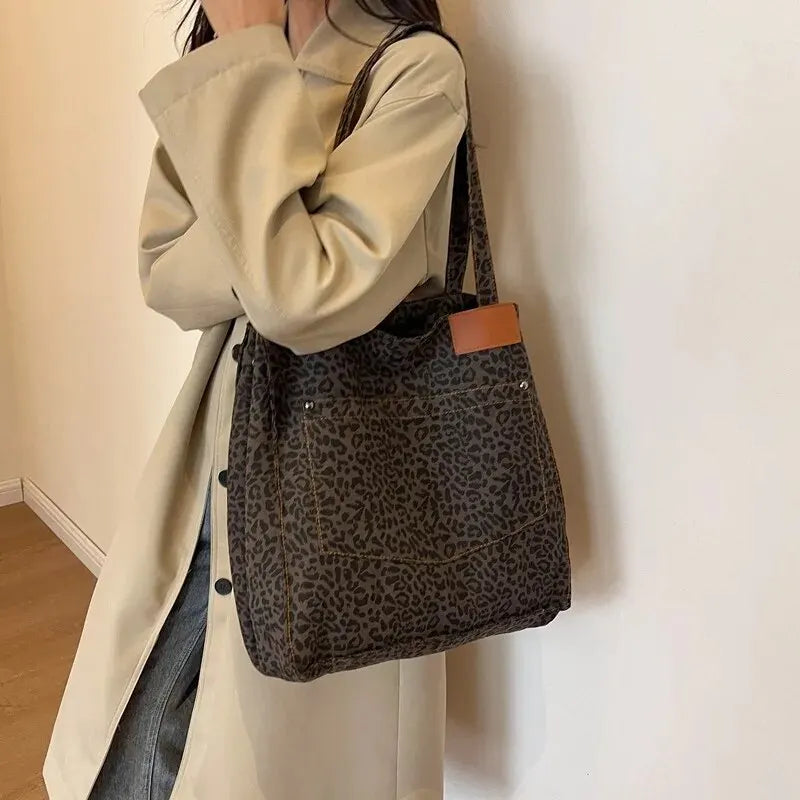 Bolsa Feminina Leopardo Vintage - Wrenly