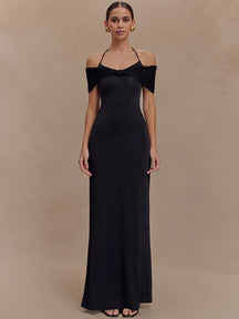 Vestido Longo Casual sem Mangas Sofisticado - Fenna