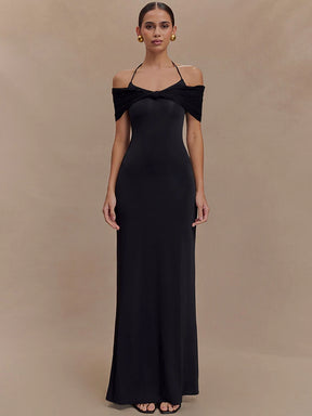 Vestido Longo Casual sem Mangas Sofisticado - Fenna