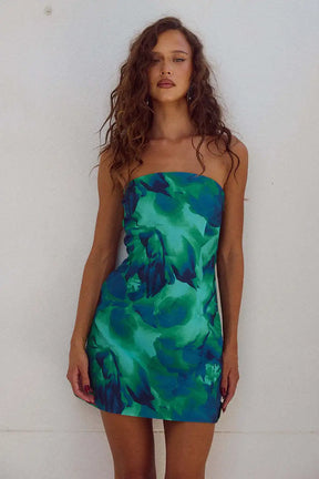 Vestido Curto com Estampa Floral - Elodie