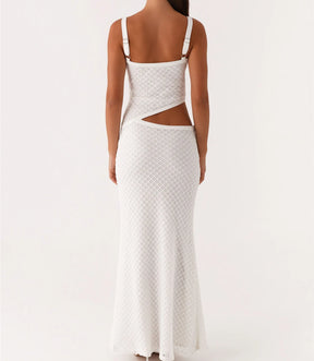 Vestido Longo Elegante sem Alças Rania - PRIME
