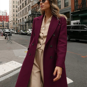 Casaco Feminino de inverno Sobretudo Premium - Edna + Brinde Exclusivo