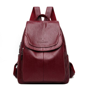 Mochila Feminina de Couro Legitimo  - Juliana