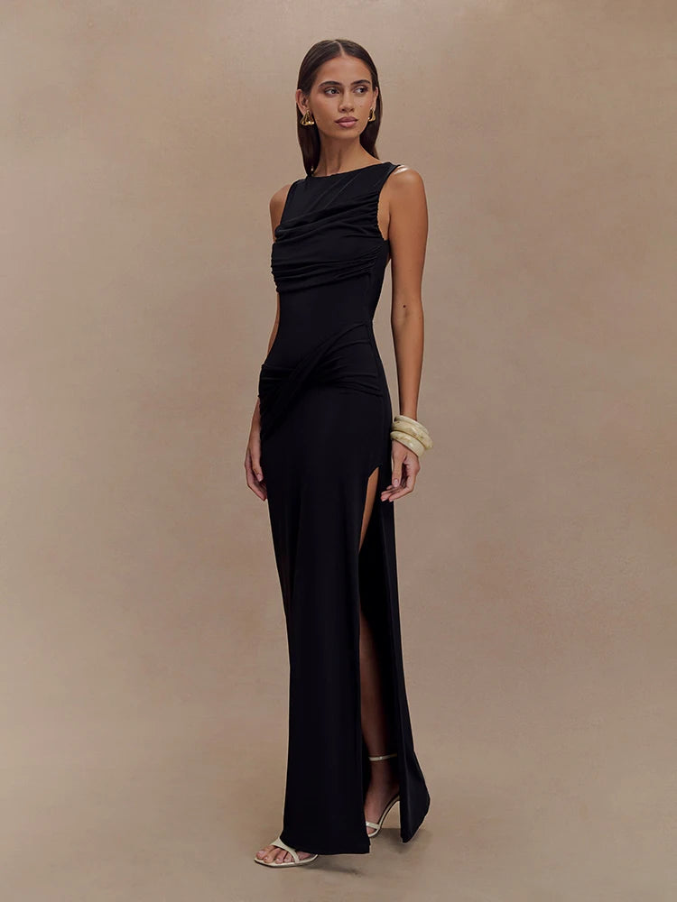 Vestido Longo Elegante Casual - Elodie