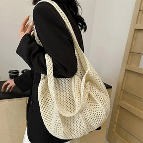 Bolsa Feminina de Ombro Crochê Clássico - Siena