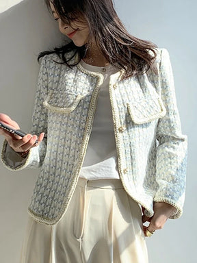 Jaqueta Feminina Vintage Xadrez - Bianca