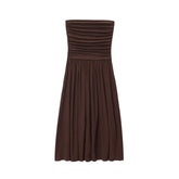 Vestido Longo Casual sem Alças - Ondine